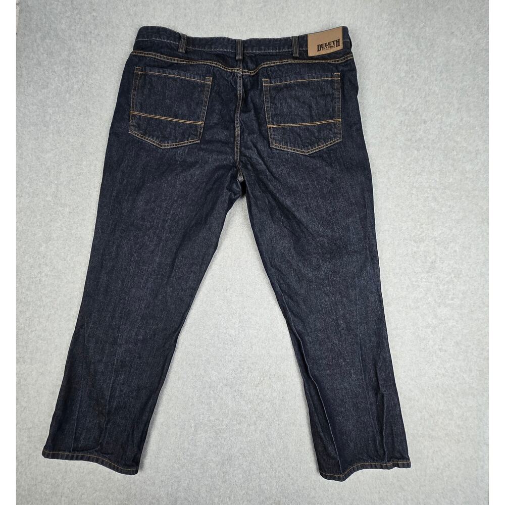 Duluth Mens 42x30 Dark Wash Jeans - Picture 3 of 16